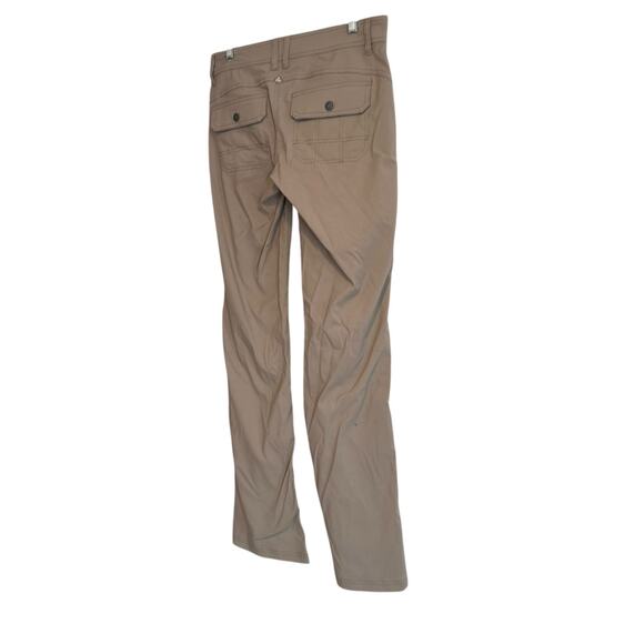 Prana Tan Halle Pants Womens Sz 6 Cargo Stretch Low Rise Packable SPF Hiking - Picture 4 of 15